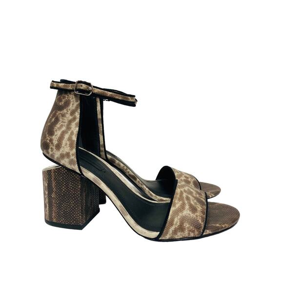 Alexander Wang Brown Block Heel Sandals - Picture 4 of 9